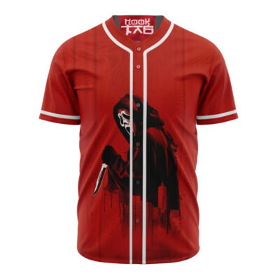 Ghostface Baseball Jersey, Scream Baseball Jersey, Halloween Baseball Jersey