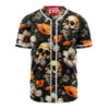 Skull And Bones Baseball Jersey, Halloween Baseball Jersey