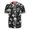 Skull And Bones Baseball Jersey, Halloween Baseball Jersey