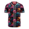 Skull And Bones Baseball Jersey, Halloween Baseball Jersey