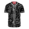 Skull And Bones Baseball Jersey, Halloween Baseball Jersey