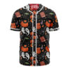 Pumpkin Baseball Jersey, Halloween Baseball Jersey