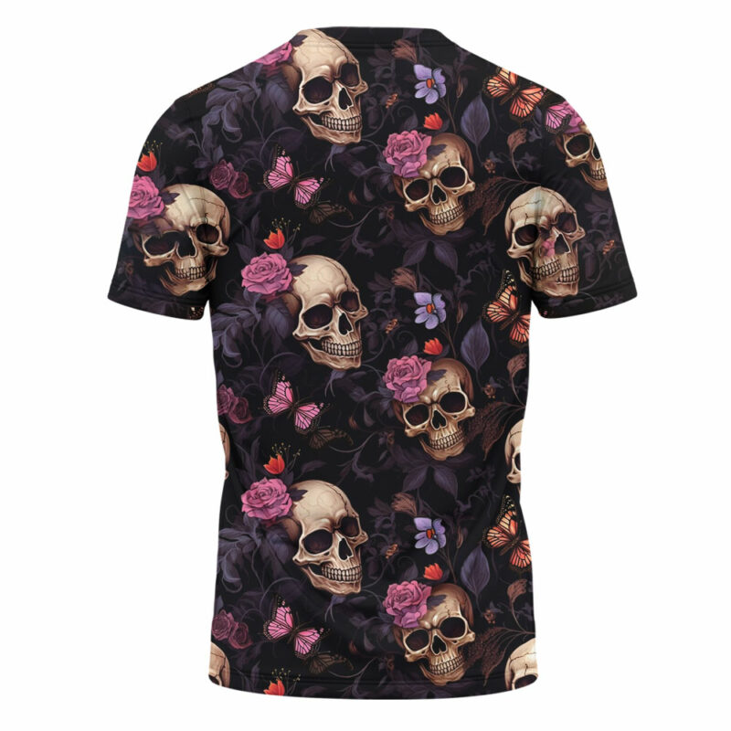 Skull And Bones T-Shirt, Halloween T-Shirt