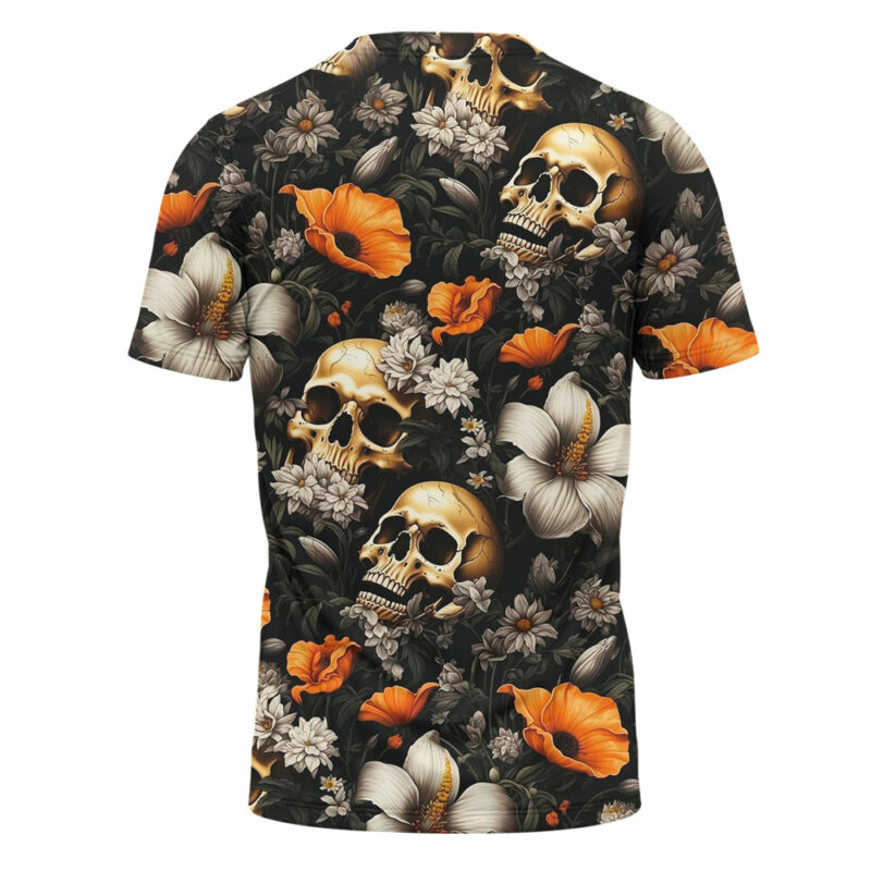 Skull And Bones T-Shirt, Halloween T-Shirt