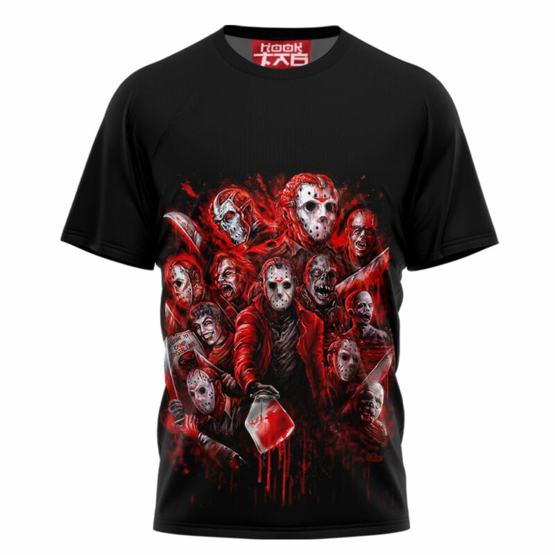 Jason Voorhees T-shirt, Friday the 13th T-shirt, Halloween T-shirt