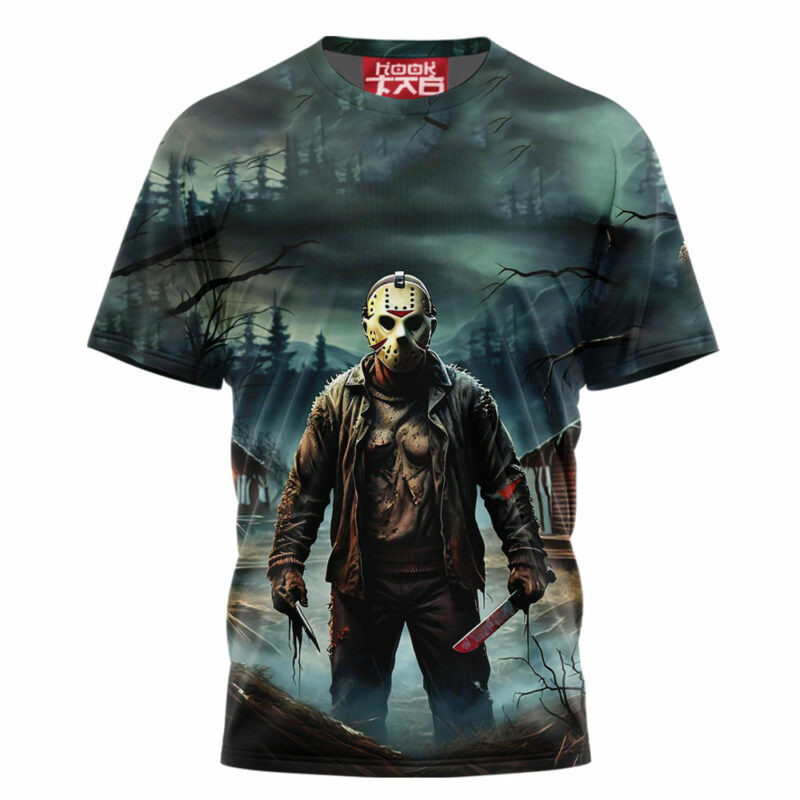 Jason Voorhees T-shirt, Friday the 13th T-shirt, Halloween T-shirt