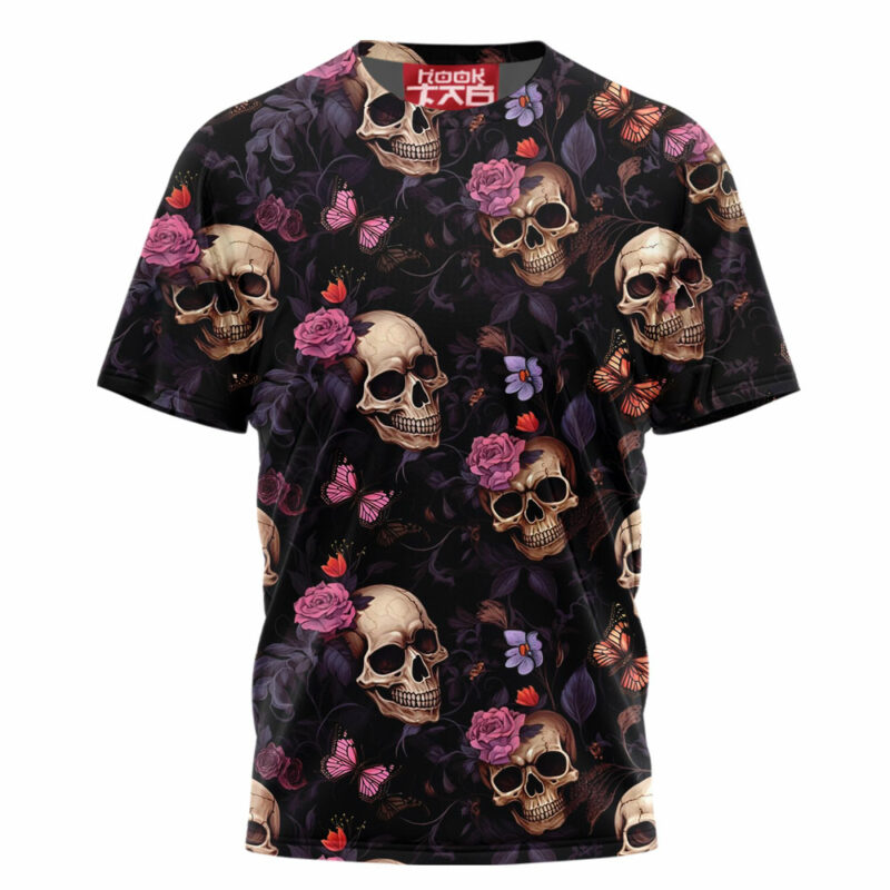 Skull And Bones T-Shirt, Halloween T-Shirt