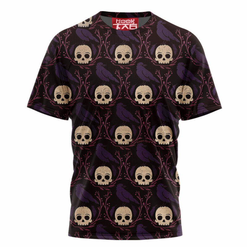 Skull And Bones T-Shirt, Halloween T-Shirt