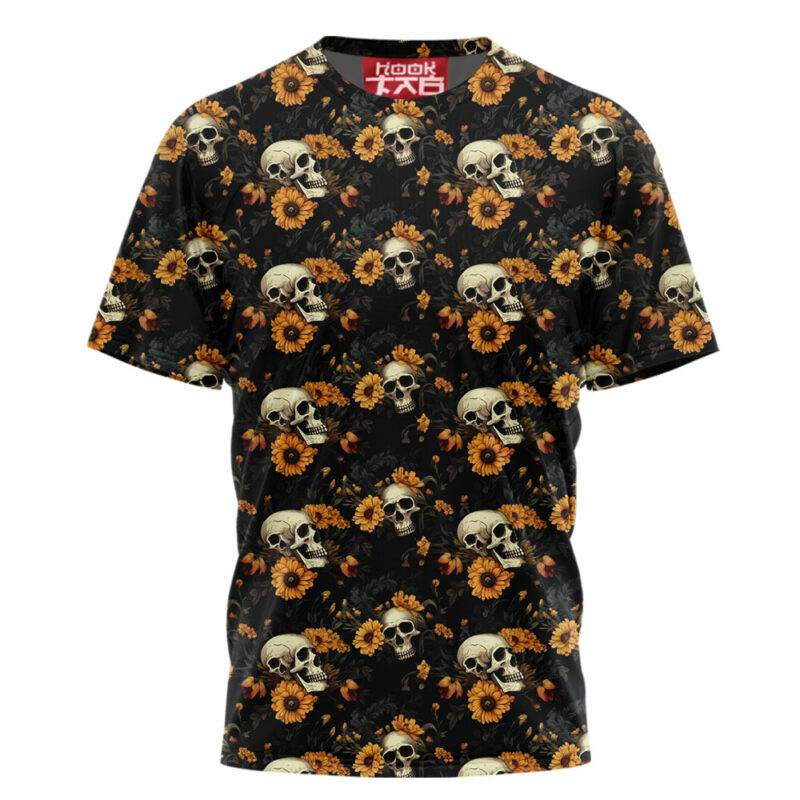 Skull And Bones T-Shirt, Halloween T-Shirt