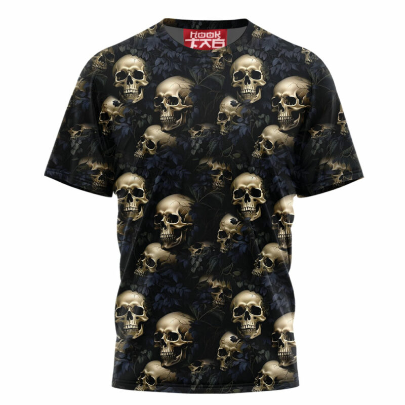 Skull And Bones T-Shirt, Halloween T-Shirt