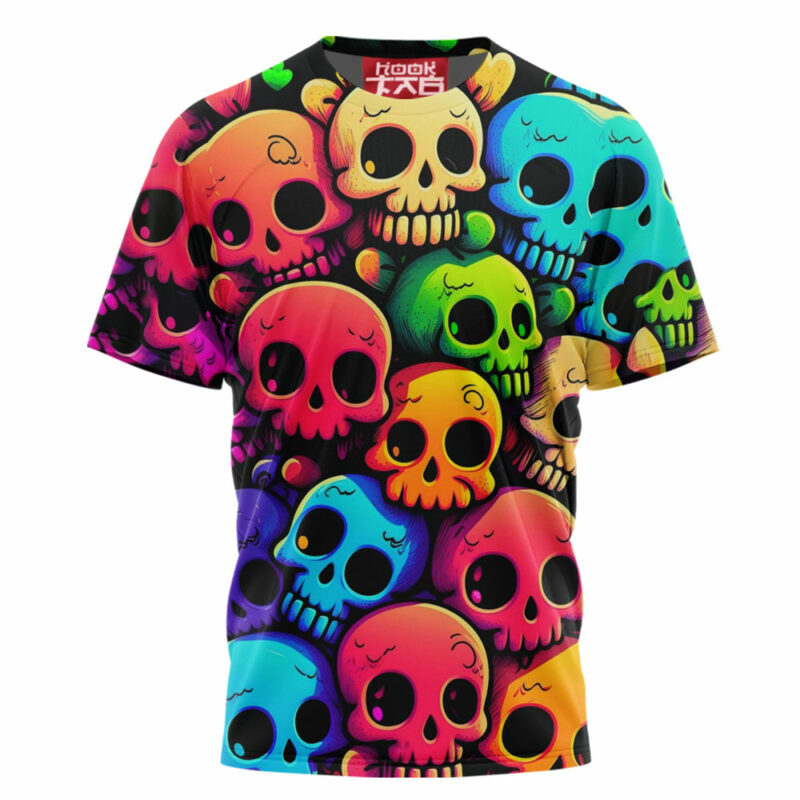 Skull And Bones T-Shirt, Halloween T-Shirt