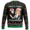 Have A Merry Schwingmas Wayne's World Ugly Christmas Sweater