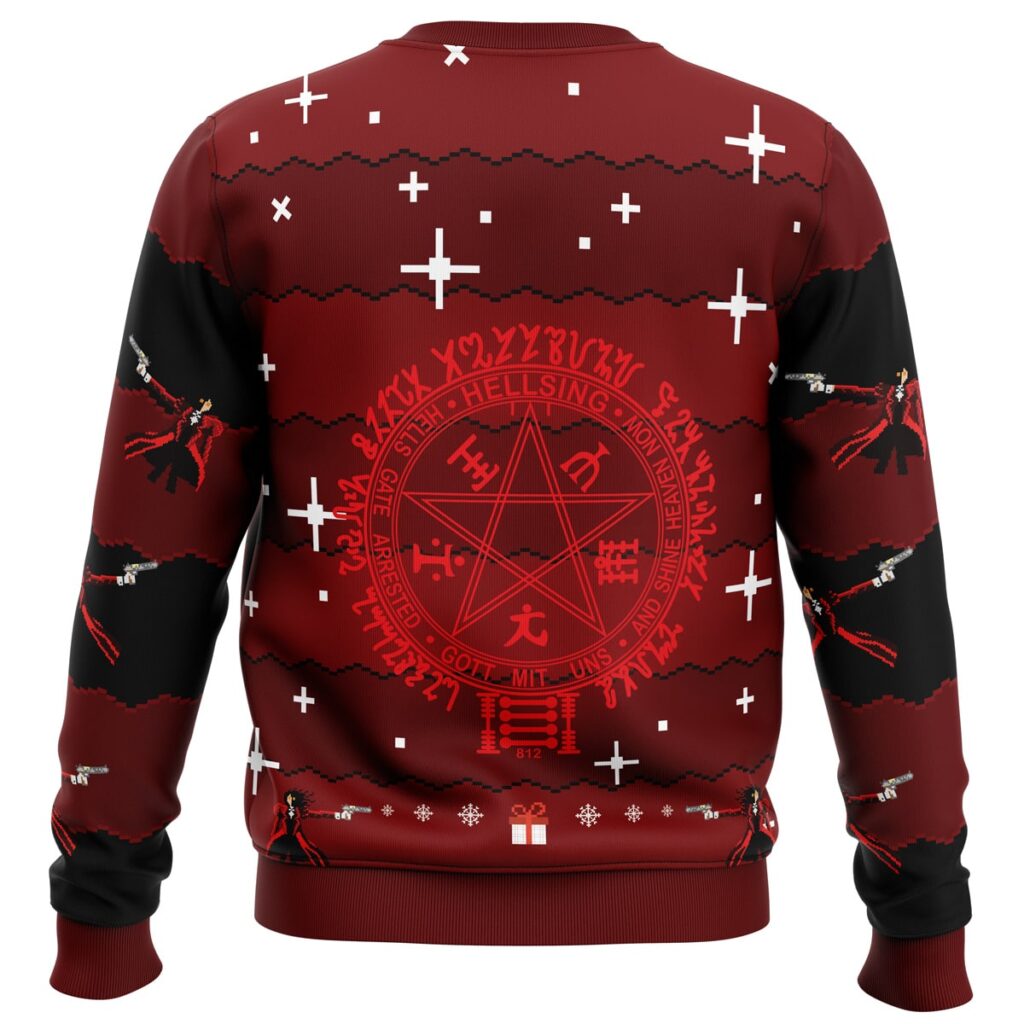 Alucard Hellsing Ugly Christmas Sweater