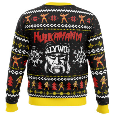 Hulkamania Hulk Hogan Ugly Christmas Sweater