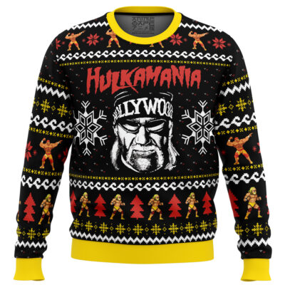 Hulkamania Hulk Hogan Ugly Christmas Sweater