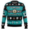 I Survived Toilet Paper Apocalypse 2020 Ugly Christmas Sweater