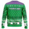 I'm Always Angry The Incredible Hulk Marvel Ugly Christmas Sweater