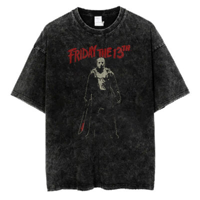 Jason Voorhees Machete T-shirt, Friday the 13th T-Shirt, Halloween T-shirt