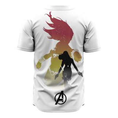 Black Widow Marvel Baseball Jersey