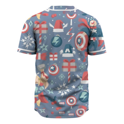 Captain America Marvel Baseball Jersey