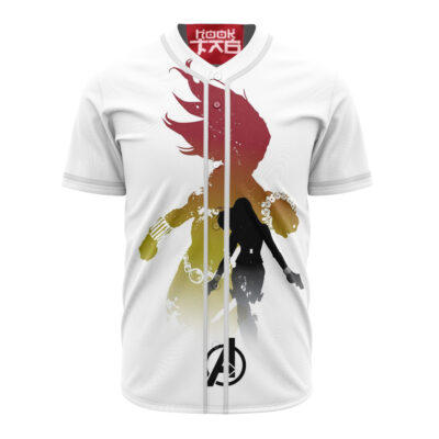 Black Widow Marvel Baseball Jersey