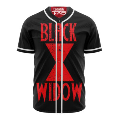 Black Widow Marvel Baseball Jersey