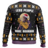 Less People More Bourbon Marvel Comics Ugly Christmas Sweater