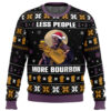 Less People More Bourbon Marvel Comics Ugly Christmas Sweater