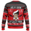 Let It Snow Scarface Ugly Christmas Sweater