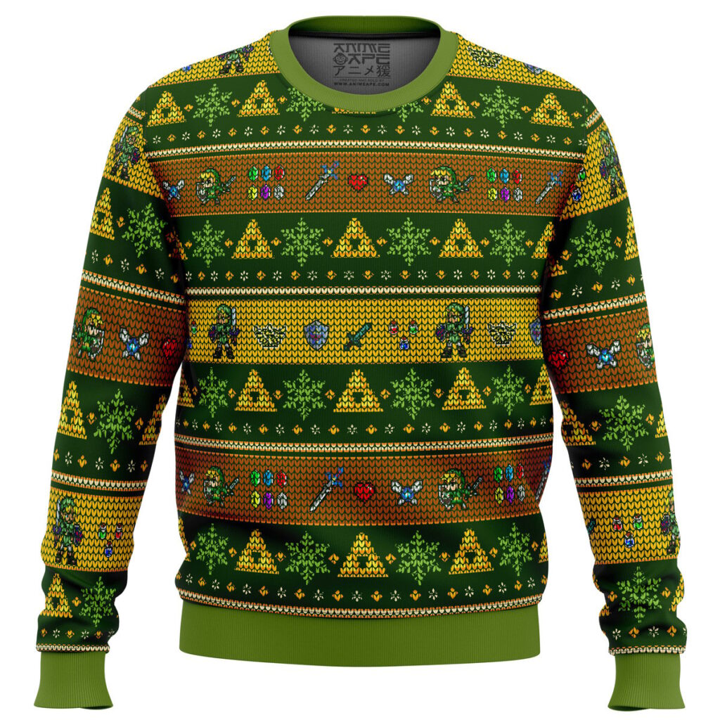 Link Adventure Zelda Ugly Christmas Sweater