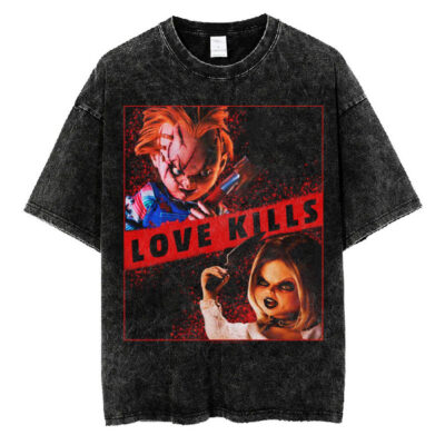 Chucky Love Kills Child's Play T-shirt, Chucky T-Shirt, Halloween T-shirt