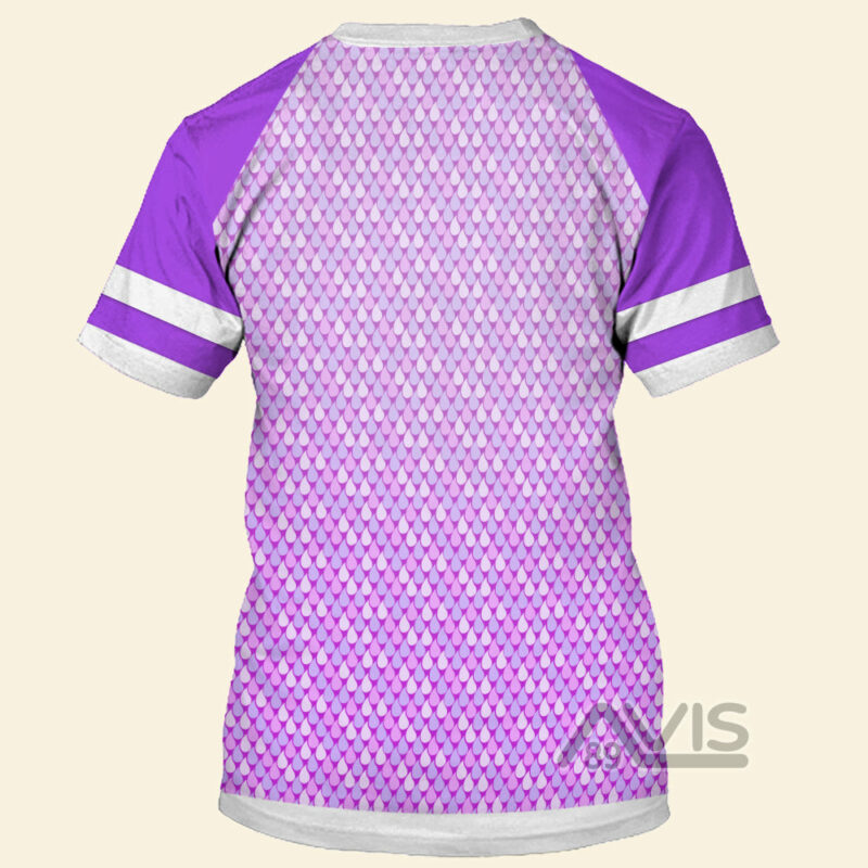 Elemental Pixar Movie Purple Wade Ripple Costume, Costume T-shirt