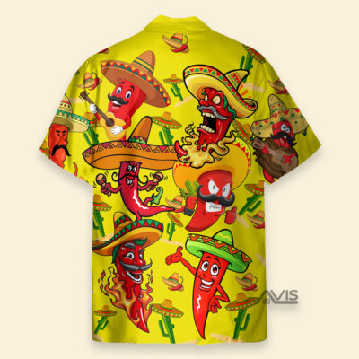 Mexican Chili Cinco De Mayo Yellow - Hawaiian Shirt