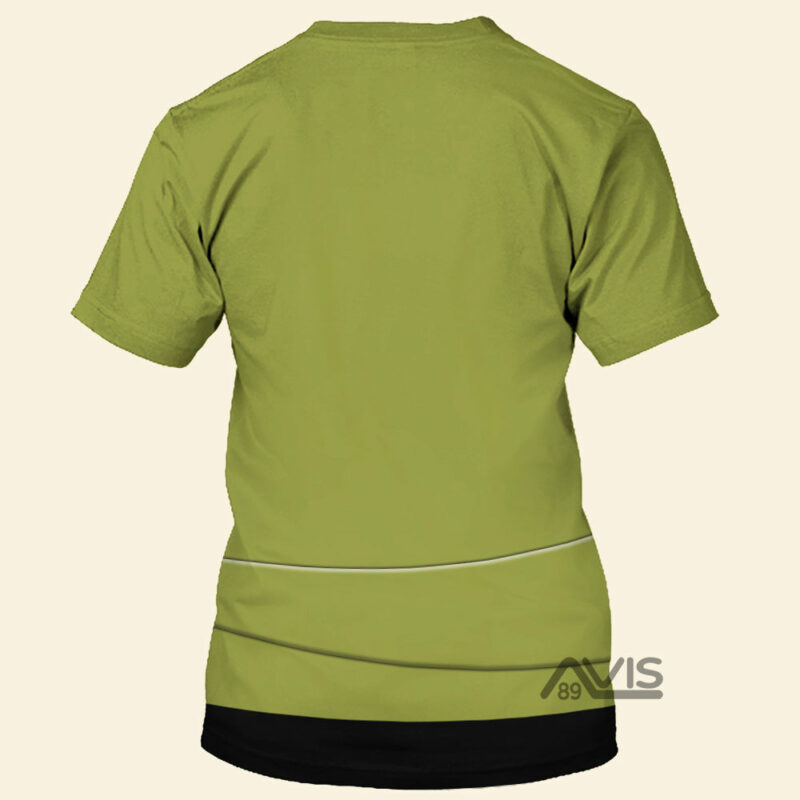 Star Trek TOS Kirk Green Tunic T-shirt, Costume T-shirt