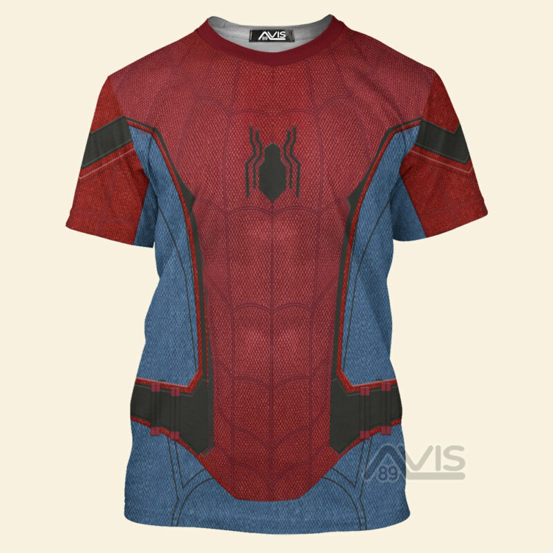 The Stark Suit Peter Parker Spider-Man T-shirt, Costume T-shirt