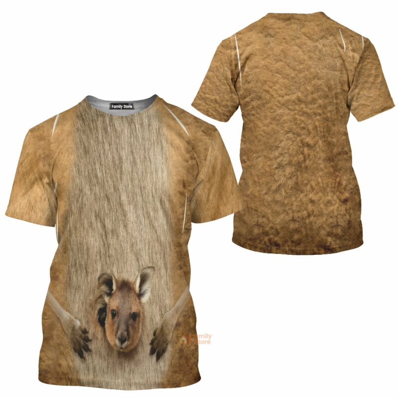 Halloween Kangaroo Adult T-shirt, Costume T-shirt