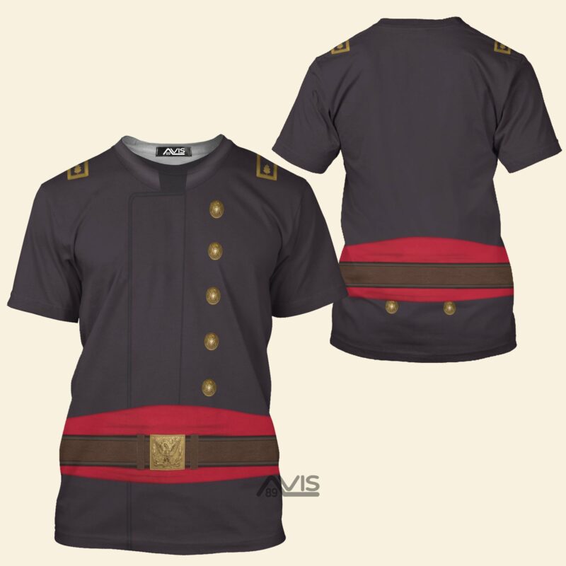 Union Army- Major- Infantry Uniform T-shirt, Costume T-shirt