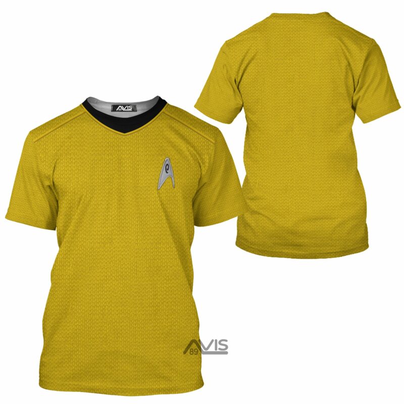 Star Trek Into Darkness Gold Cosplay Costumes, Costume T-shirt