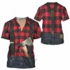 Halloween Lumberjack All Over Printed T-shirt, Costume T-shirt