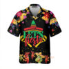 Let's Fiesta Cinco De Mayo Black And Red Aloha Hawaiian Shirts