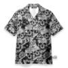 Skull Black Pattern - Hawaiian Shirt