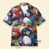 Billiard Balls Playing Pool - Hawaiian Shirt