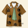 Yogi Bear Show Tie Cosplay Costume - Hawaiian Shirt