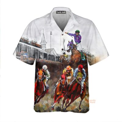 Kentucky Derby Horse Racing Hawaiian Shirt