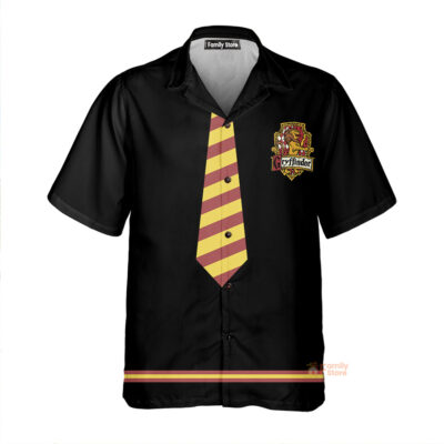 Wizard And Witch Gryffindor Cosplay Costume - Hawaiian Shirt