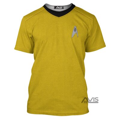 Star Trek Into Darkness Gold Cosplay Costumes, Costume T-shirt