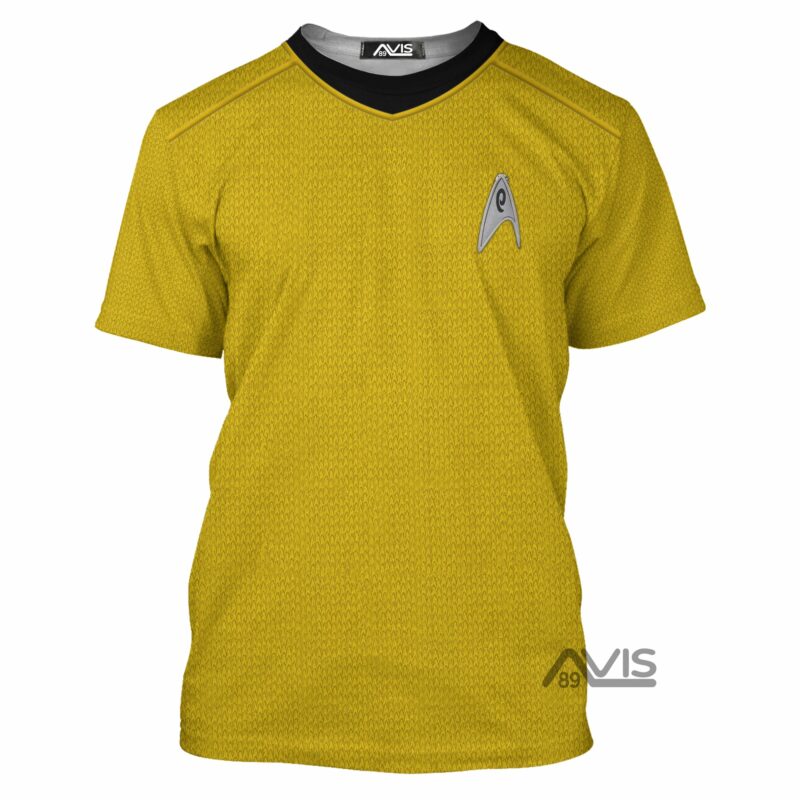 Star Trek Into Darkness Gold Cosplay Costumes, Costume T-shirt