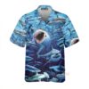 Shark Family Hunting Together Hawaiian Shirt