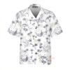 Shark White Hawaiian Shirt