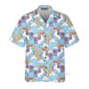 Life Is Better With Pink Unicorn Rainbow SkyBlue Hawaiian Shirt